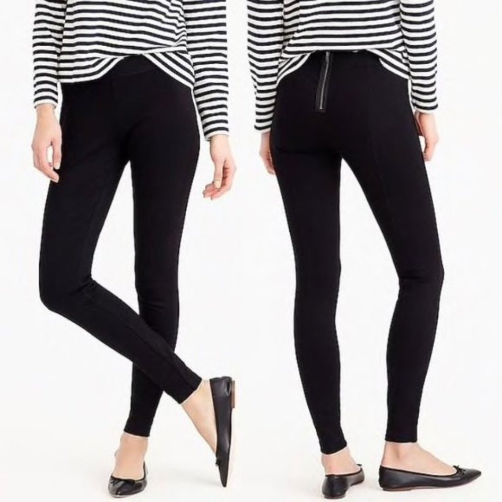 J. Crew Black Pixie Skinny Casual Pants Stretch Classic Versatile Size 0R